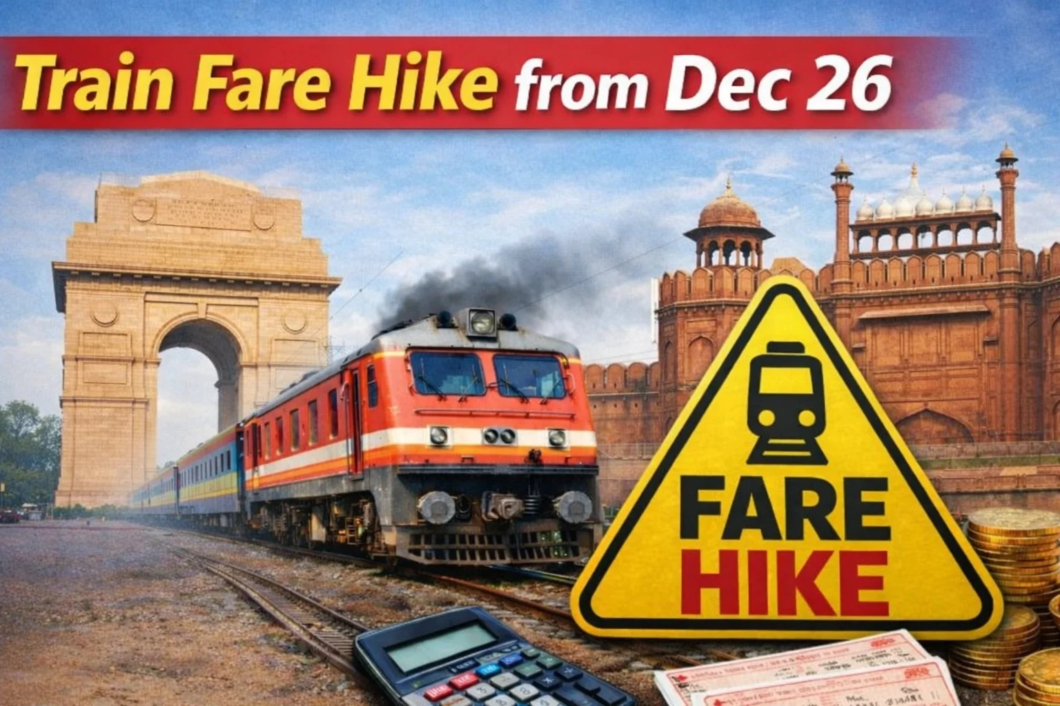 Indian Railways Revises Passenger Fares from December 26, 2025: Complete Guide for Travelers