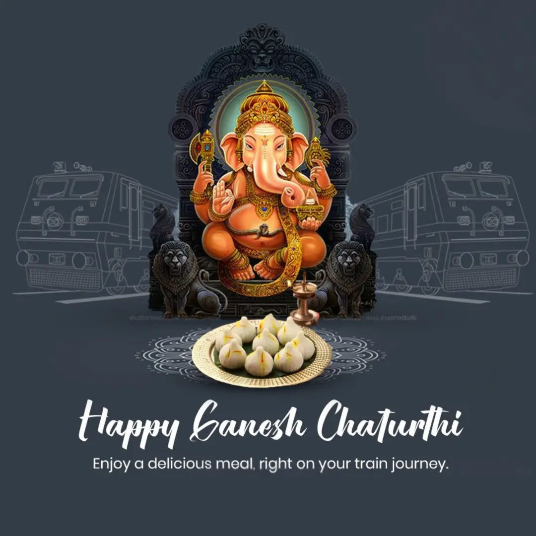 Order Food in Train This Ganesh Chaturthi and Enjoy Modak, Laddoo &Lot More with RajBhog Khanna