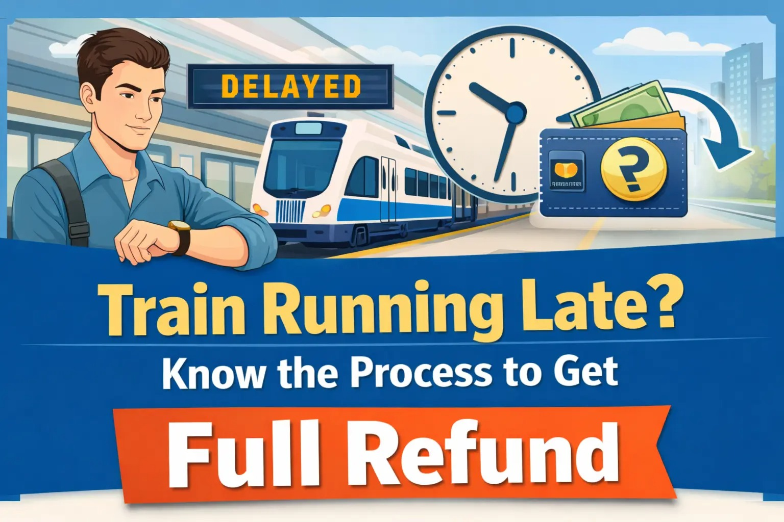 Train Running Late? Here Is How You Can Get Full Ticket Refund 