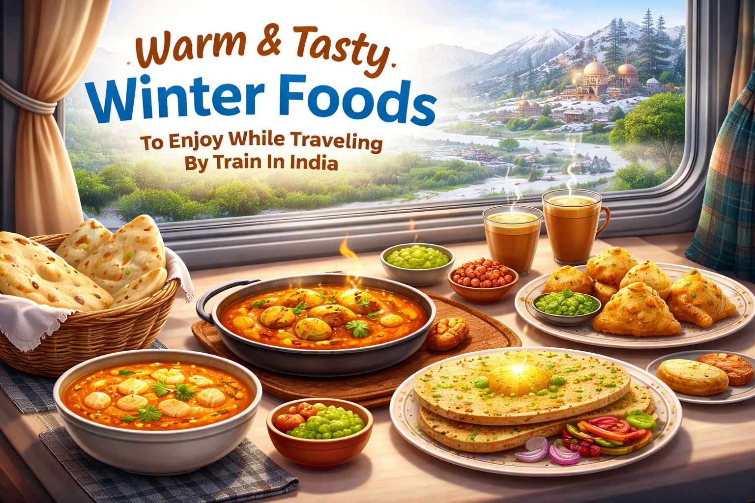 Warm and Tasty Winter Foods to Enjoy While Traveling by Train in India